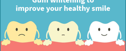 Gum whitening to improve your healthy smile